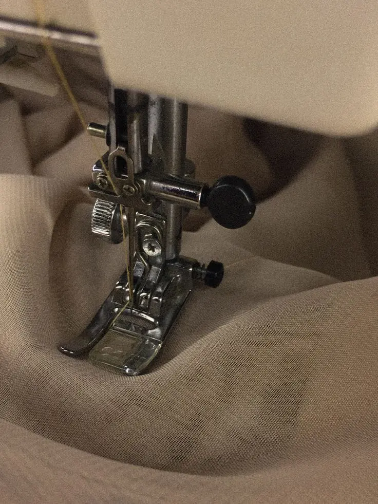 sewing curtains